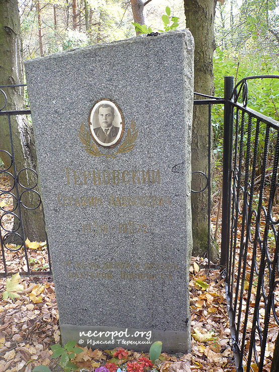Могила шахтёра Серафима Терновского; фото Изяслава Тверецкого, сентябрь 2009 г.