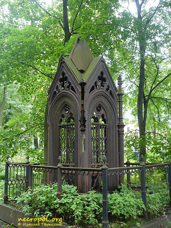 Вид Смоленского лютеранского кладбища; фото Изяслава Тверецкого, сентябрь 2010 г.