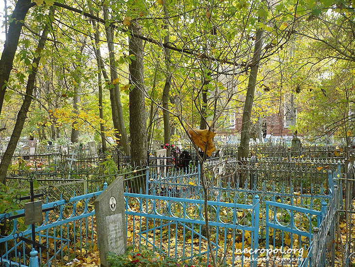 Вид кладбища; фото Изяслава Тверецкого, октябрь 2010 г.