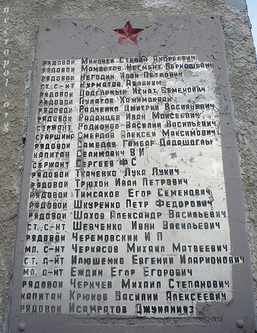Военный мемориал на Старом городском кладбище в Святогорске; фото Изяслава Тверецкого, март 2012 г.