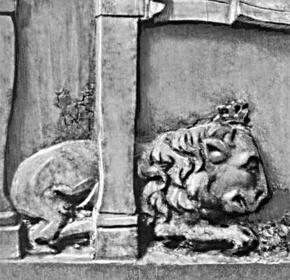 Скульптура льва. XVIII-XIX вв.