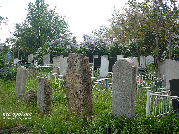 Вид Хортицкого кладбища; фото Изяслава Тверецкого, май 2011 г.