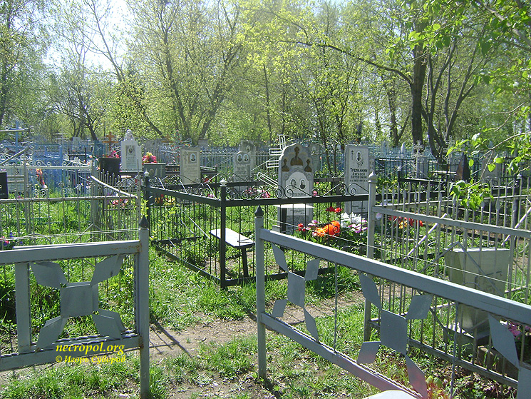 Вид кладбища г. Корабино; фото Игоря Суворова, май 2011 г.