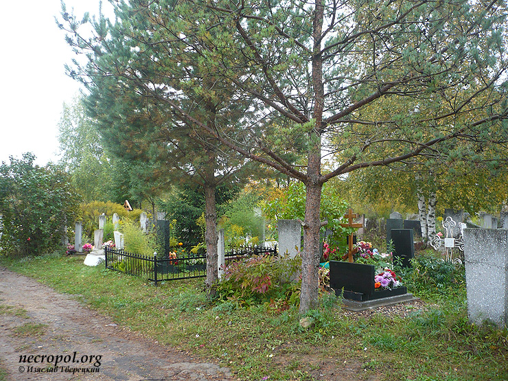 Вид Нового городского кладбища в г. Бежецк; фото Изяслава Тверецкого, сентябрь 2011 г.