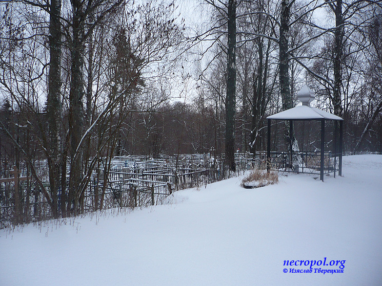 Вид кладбища села Сутоки; фото Изяслава Тверецкого, январь 2012 г.