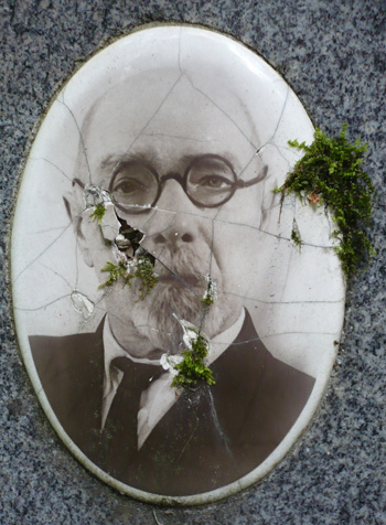 Фотография на памятнике на могиле заслуженного врача РСФСР Александра Абакумова; фото Изяслава Тверецкого, июнь 2009 г.