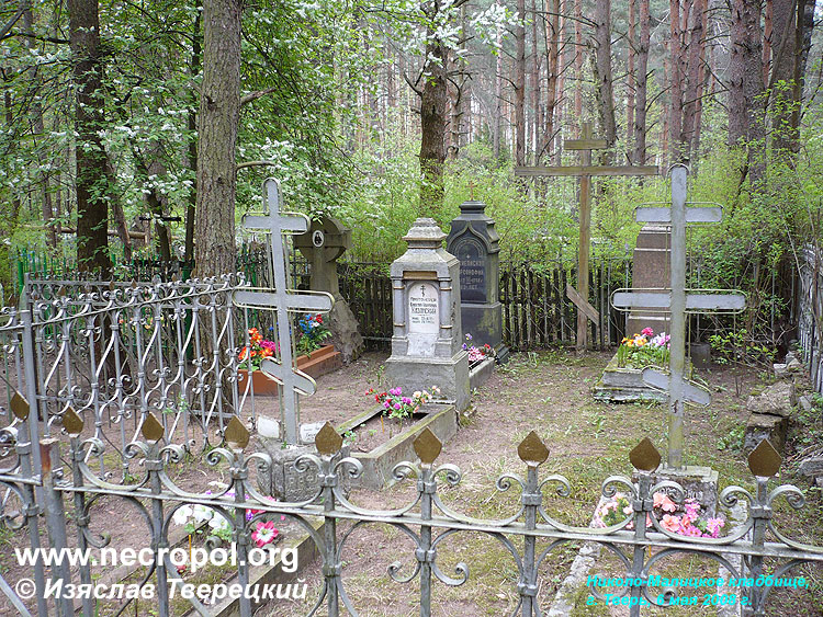 Церковный некрополь Николо-Малицкого кладбища; фото Изяслава Тверецкого, май 2008 г.